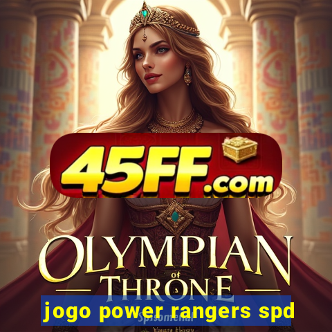 jogo power rangers spd